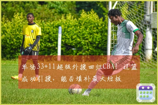 单场33+11超级外援回归CBA！辽篮成功引援，能否填补最大短板